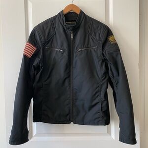 Ralph Lauren Denim & Supply Black biker Jacket Sz M men’s